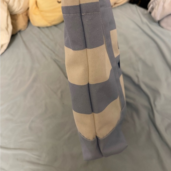 Blue bow canvas tote bag - Picture 10 of 10